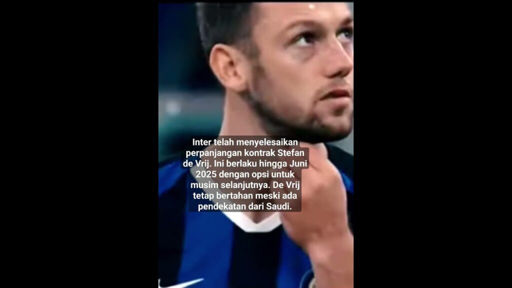 Inter Milan Perpanjang Kontrak Stefan de Vrij #intermilan #devrij #ligaitalia