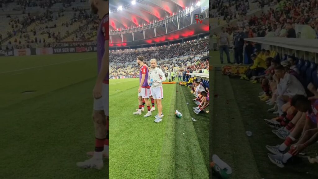 ARRASCAETA GRITA JUNTO COM OS TORCEDORES DIZENDO ELIMINADO PARA O FLUMINENSE #shorts