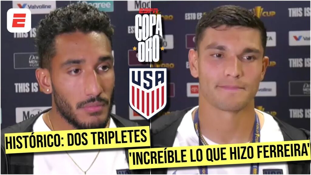 HISTÓRICO JESÚS FERREIRA deslumbró con OTRO TRIPLETE. 'Sin el equipo, no podía lograrlo' | Copa Oro