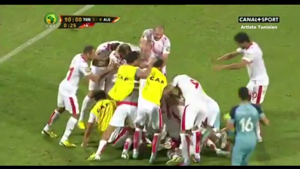 CAN 2013 Tunisie vs Algérie (1-0) - But de Youssef Msakni (90') 22-01-2013