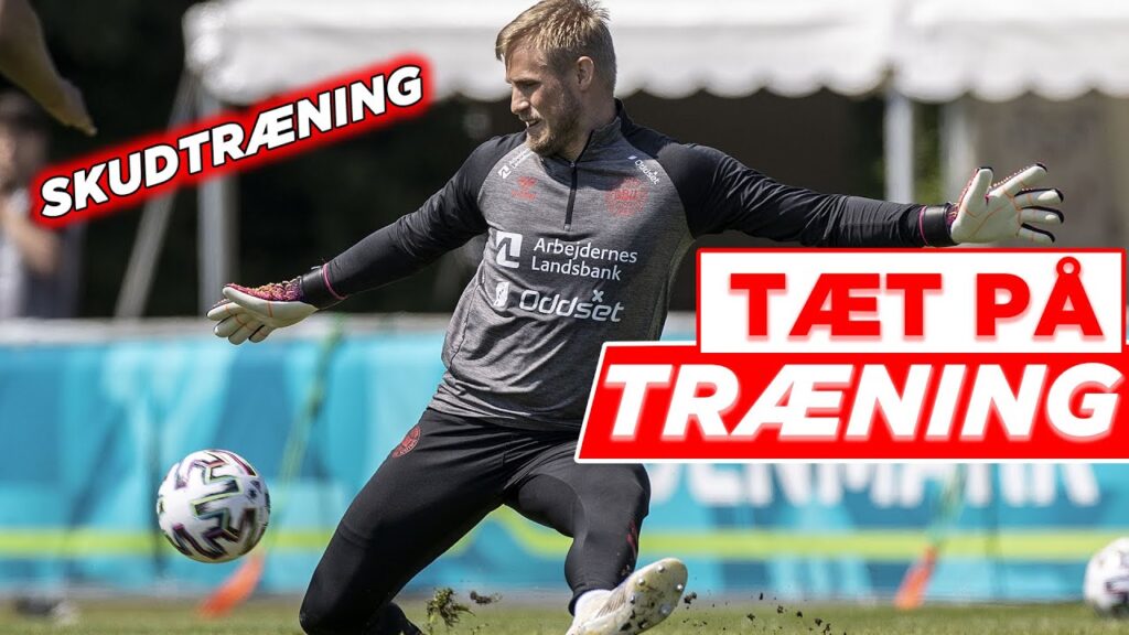 Skudtræning i landsholdslejren før Rusland-kampen