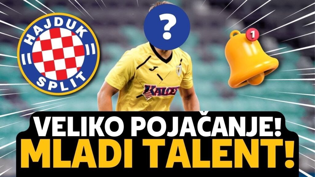 🔥SADA DA! JEDAN OD NAJTALENTIRANIJIH IGRAČA SVOJE GENERACIJE! HAJDUK SPLIT DNEVNE NOVOSTI