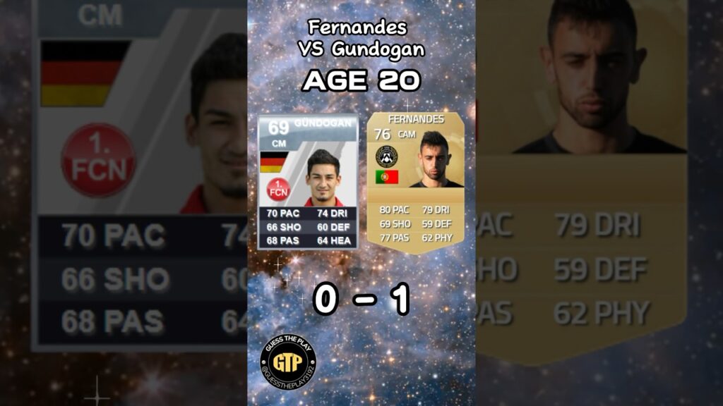 Gundogan VS Bruno Fernandes 🤩 #shorts