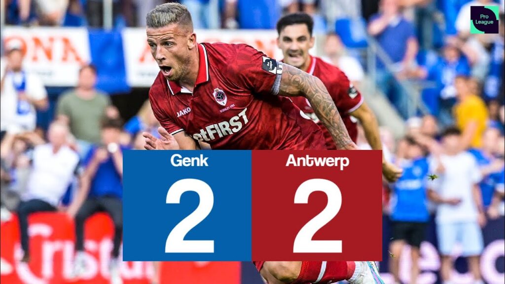 KRC Genk - Royal Antwerp | 2-2 | Toby Alderweireld doel geweldig - Royal Antwerp wordt dramatisch ka