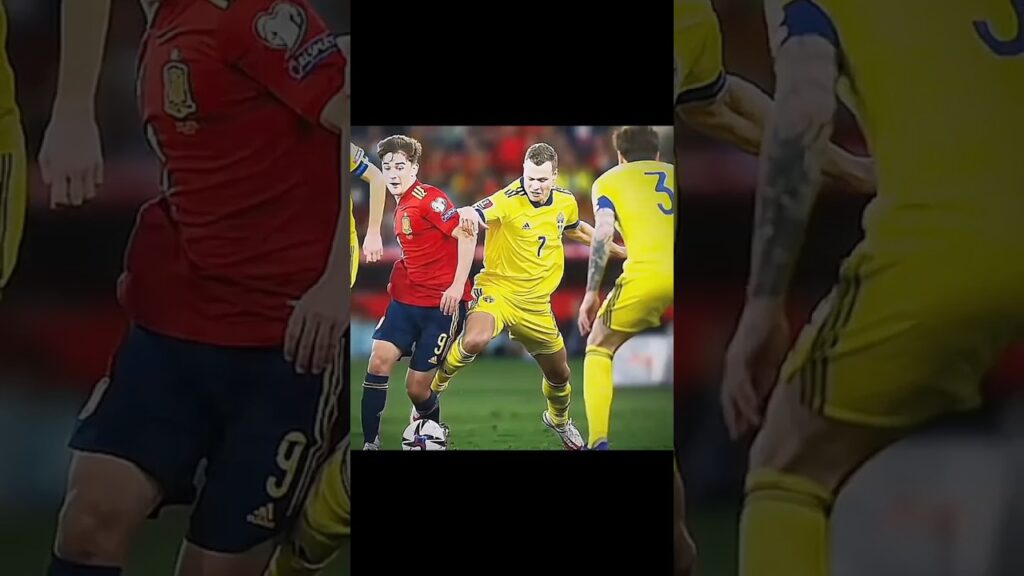 Bagian 1| Gavi VS Swedia ☠️🥶 #football #gavi #footballshorts #footballskills