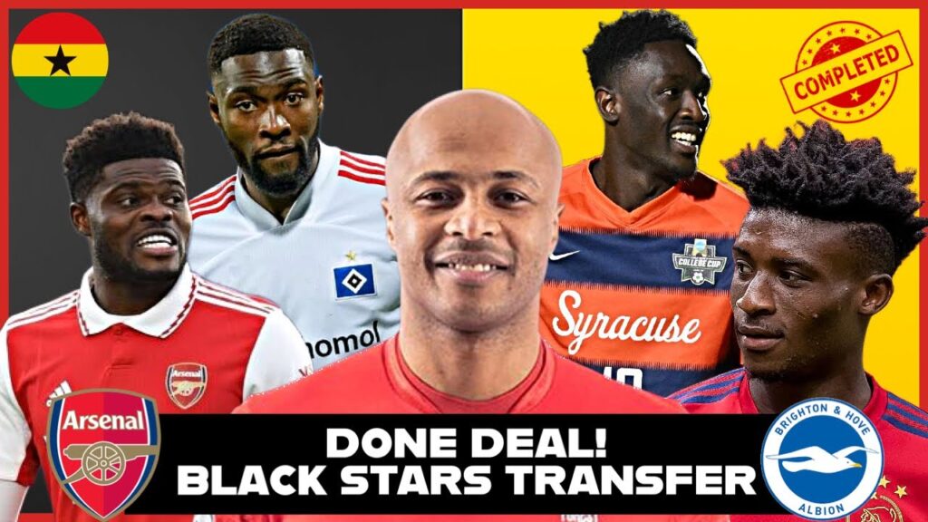 BLACK STARS PLAYERS TRANSFER: PARTEY UNHAPPY, KUDUS TO BRIGHTON, ANDRE AYEW FINAL DECISION…