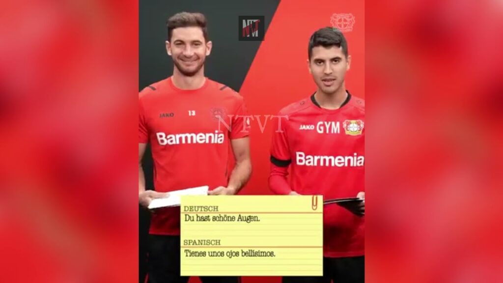 Lucas Alario y Ezequiel Palacios te enseñan alemán