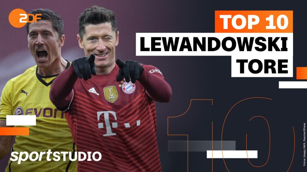Top 10 Bundesliga-Tore von Robert Lewandowski | sportstudio