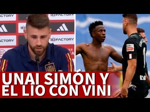 UNAI SIMÓN aclara la POLÉMICA con VINICIUS en el ATHLETIC - REAL MADRID | AS