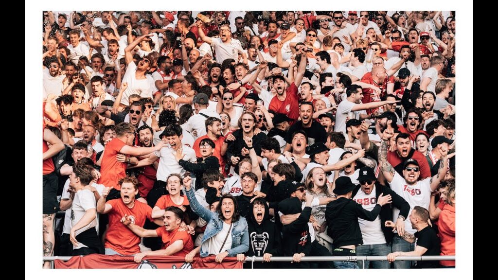 93:33. Bosuilstadion. Deurne. Crowd reaction. Poetry in Motion. Absolute scenes! CHAMPIONS 2022-2023