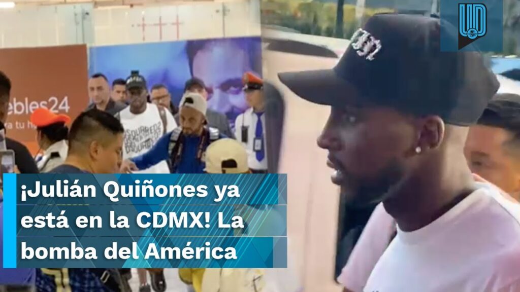 💣 ¡Llegó el refuerzo bomba del Club América! 💥 Julián Quiñones ya está en la CDMX
