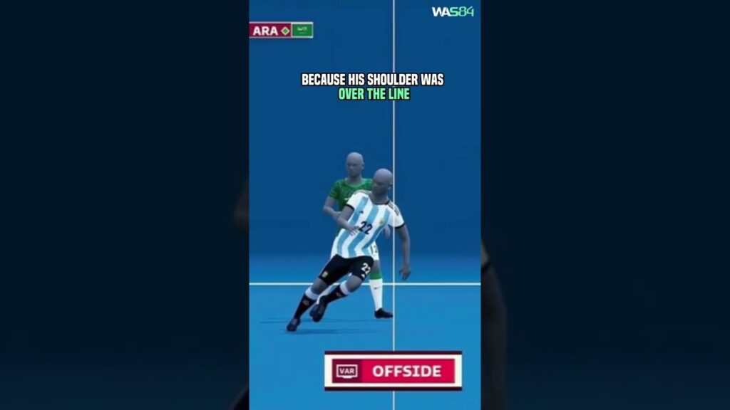 Laurtaro Martinez goal wasn’t actually offside against Saudi Arabia #soccer #football #shorts