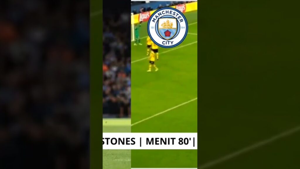 MCITY CAMEBACK UCL 2023 | FT. MCITY 2 - 1 DORTMUND | GOL HAALAND EN JOHN STONE