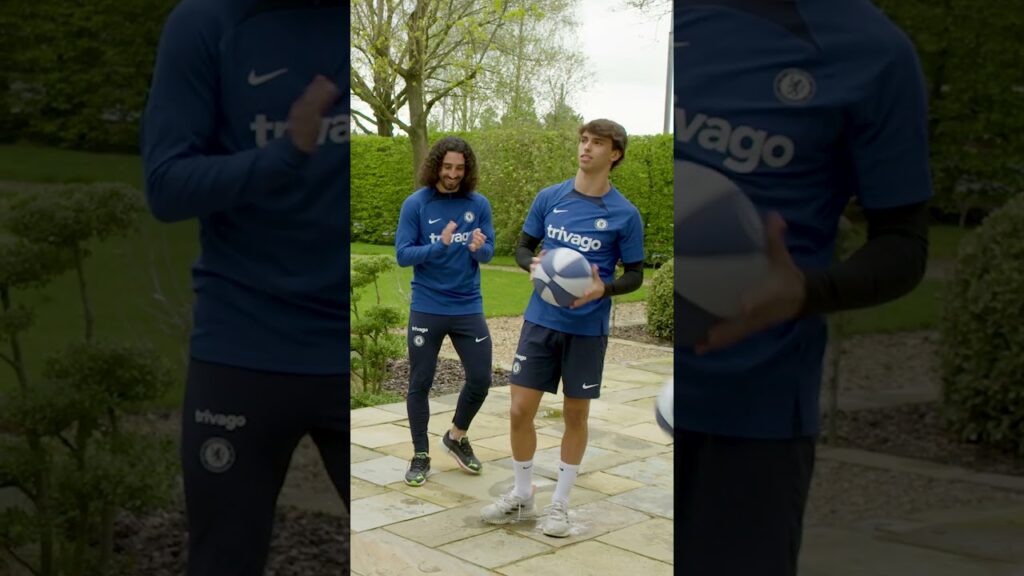 Who's the better basketballer? Felix v Cucurella🔥 #shorts