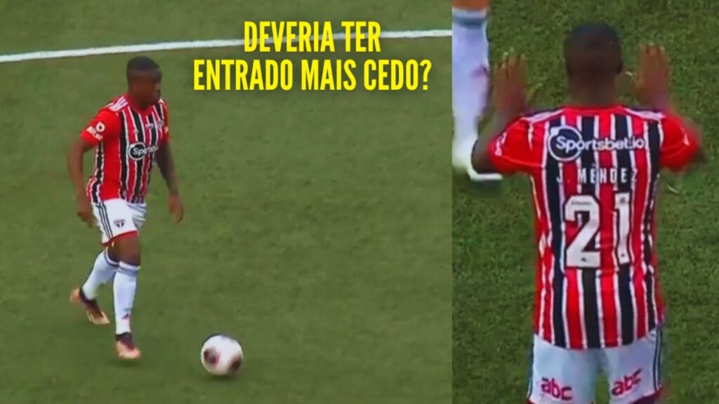 JHEGSON ENTROU NO FINAL DO SEGUNDO TEMPO | Jhegson Méndez vs Santo André