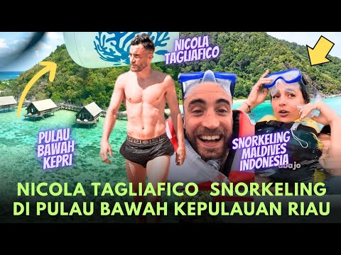Makin Betah❗️Pemain Argentina Nicola Tagliafico Snorkeling Di Pulau Bawah Kepulauan  Riau