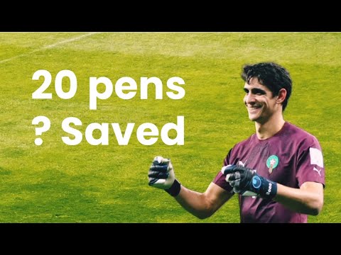 How MANY penalties Yassine Bounou saved? best goalkeeper?