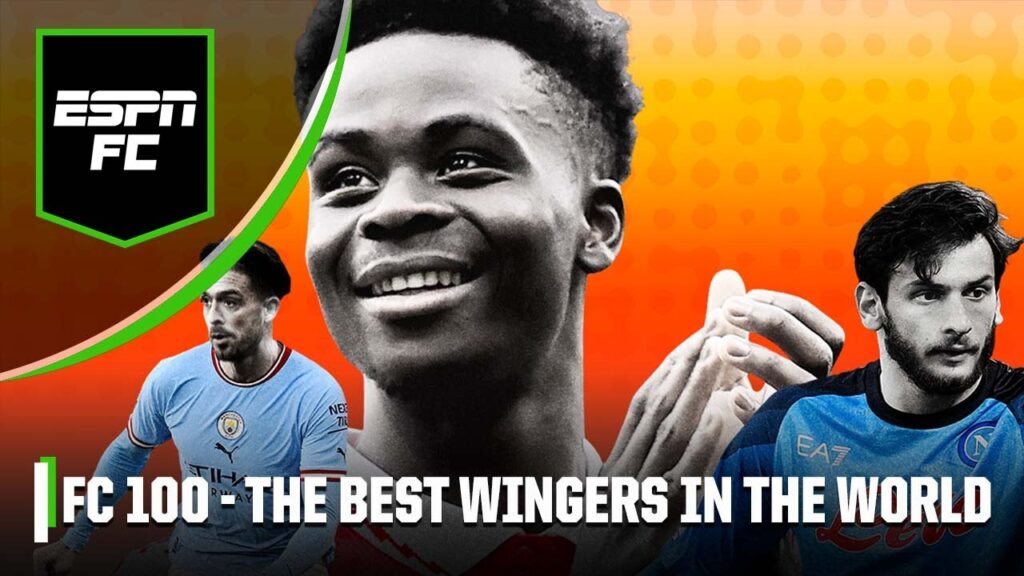 Bukayo Saka at No. 1! Arsenal’s ‘starboy’ voted as the BEST winger in the world! | ESPN FC 100