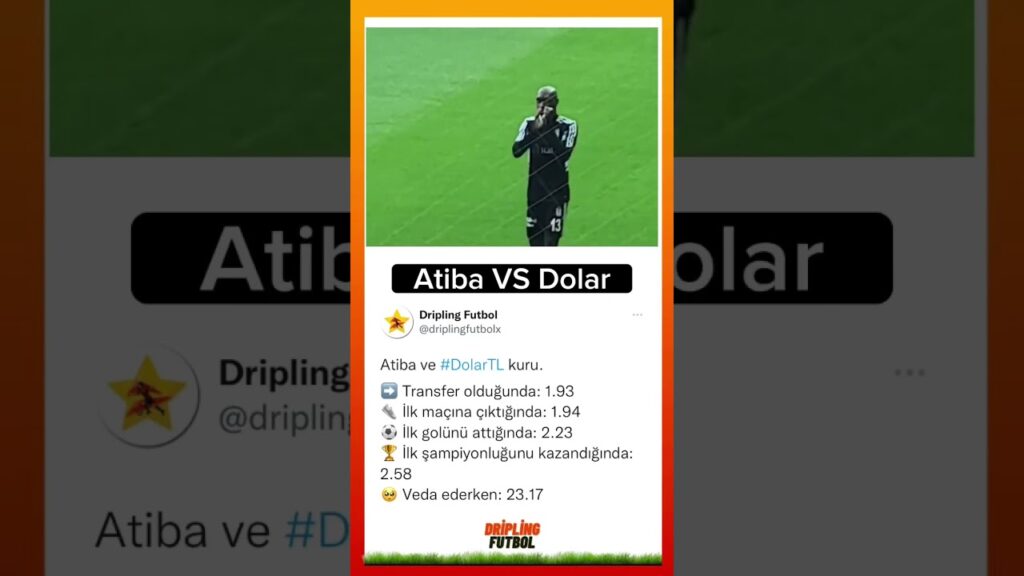 Atiba vs Dolar #fyp #reels #shorts #beşiktaş