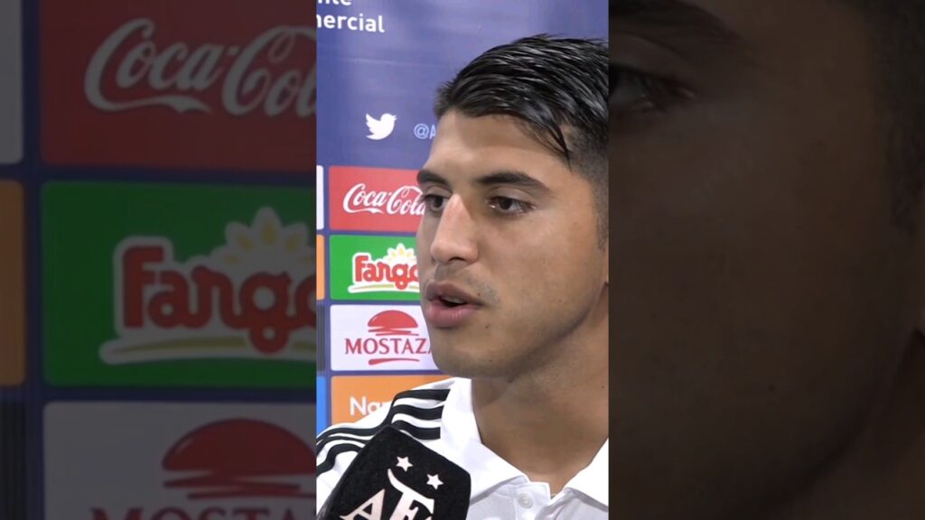 Declaraciones de Exequiel Palacios tras su debut en la Selección Argentina