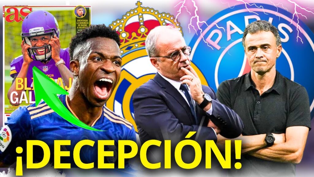 Vinícius Jr no PODÍA hacer eso con el Real y Luis Enrique BAJO PRESIÓN en el PSG