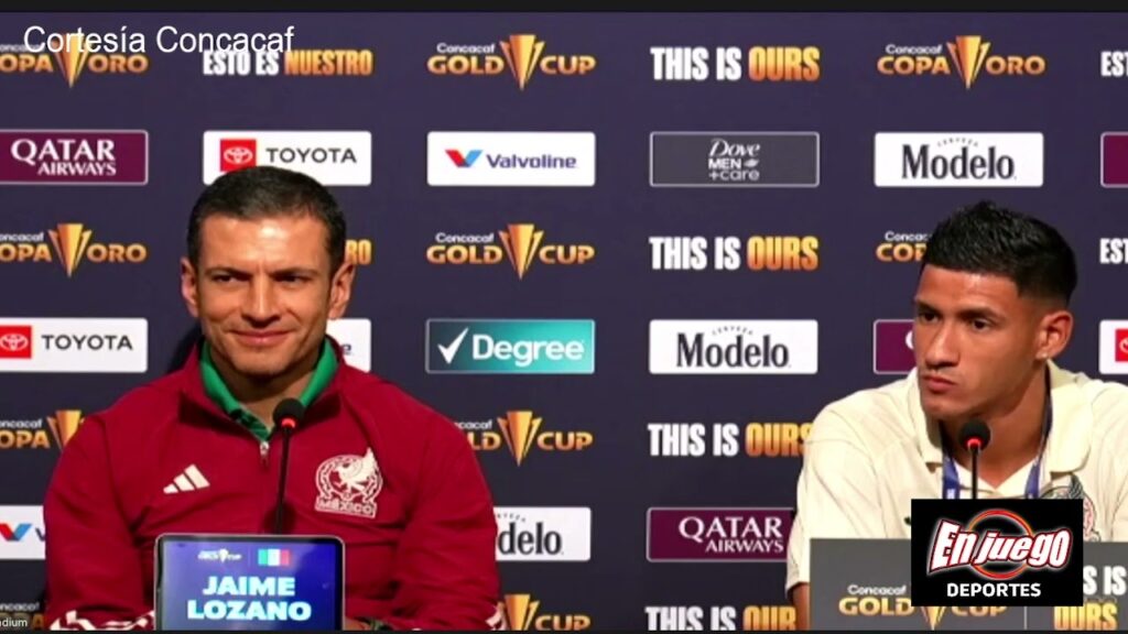 JAIME LOZANO y URIEL ANTUNA Conferencia previa al MÉXICO VS QATAR