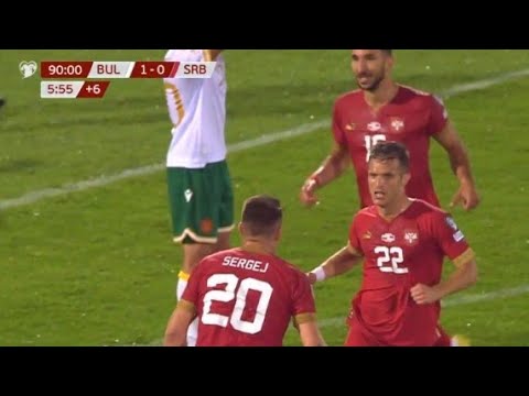 Bulgaria vs Serbia 1-1 Darko Lazovic score last mintue goal to earn a draw for Serbia Match recap