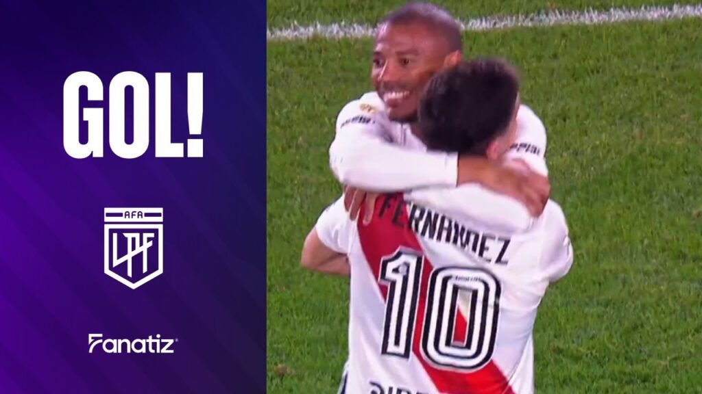 Gol de Nicolás de la Cruz | River 1-0 Colón | LPF #TorneoBinance Fecha 23