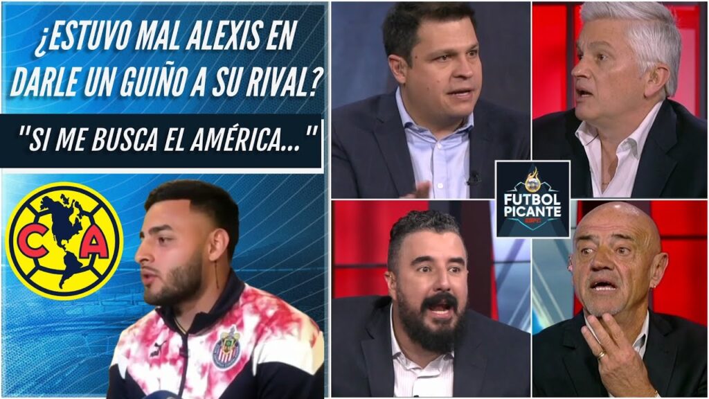 Alexis Vega hizo ARDER LA MESA de Picante con sus declaraciones sobre el América | Futbol Picante