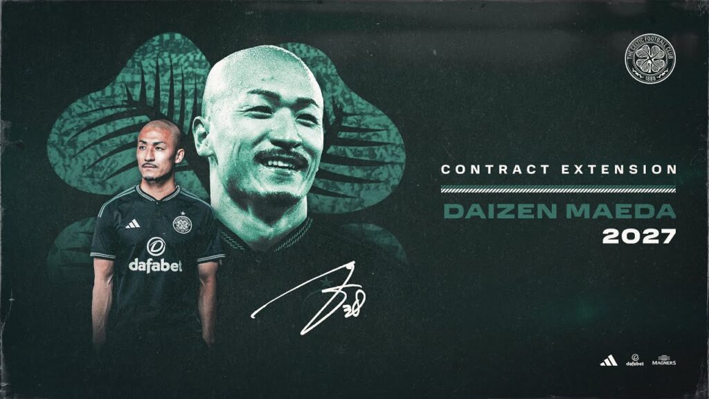 Daizen Maeda commits future to Celtic with a new four-year deal! #DAIZEN2027