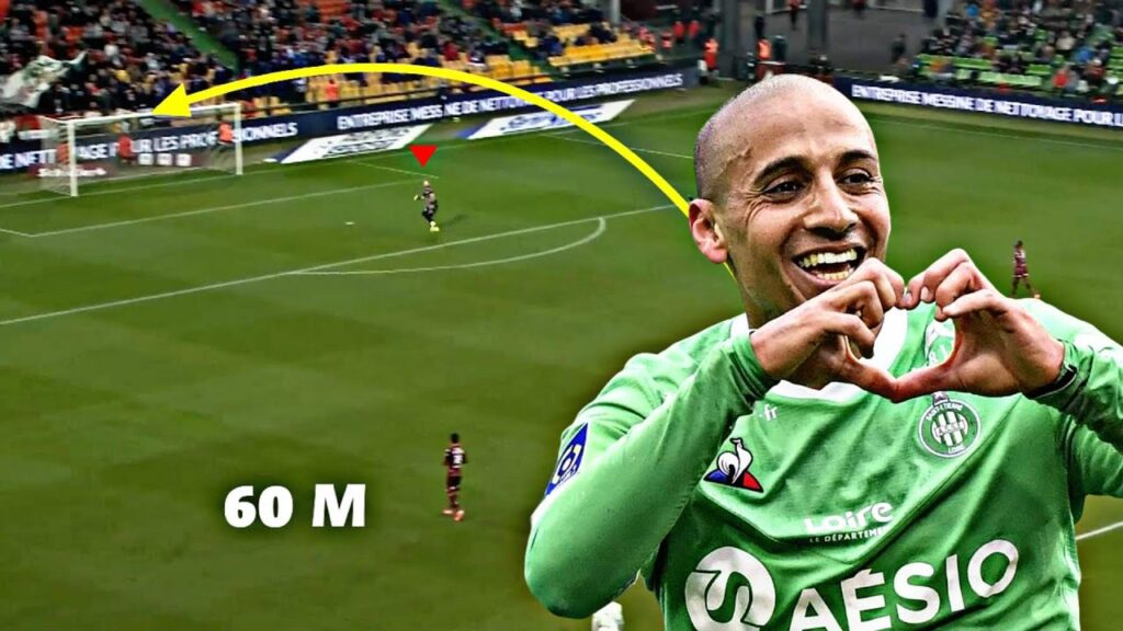 أفضل 10 أهداف سجلها لاعبون عرب من مسافة بعيدة😱 الجزء الأول