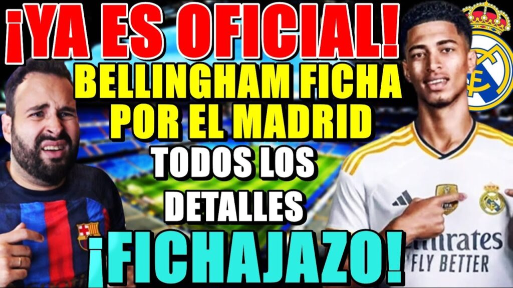 🚨OFICIAL: BELLINGHAM NUEVO JUGADOR del MADRID ¡FIRMA HASTA 2029! TODOS los DETALLES ¡FICHAJAZO...!