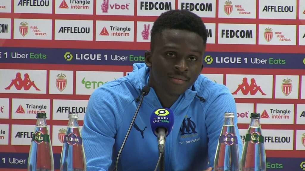 La réaction à chaud de Bamba Dieng après son doublé face à Monaco