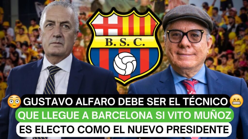 Gustavo Alfaro debe ser el técnico que llegue a BSC si Vito Muñóz es electo como el nuevo presidente