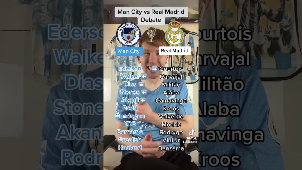 Man City vs Real Madrid Debate 🧐 #shorts