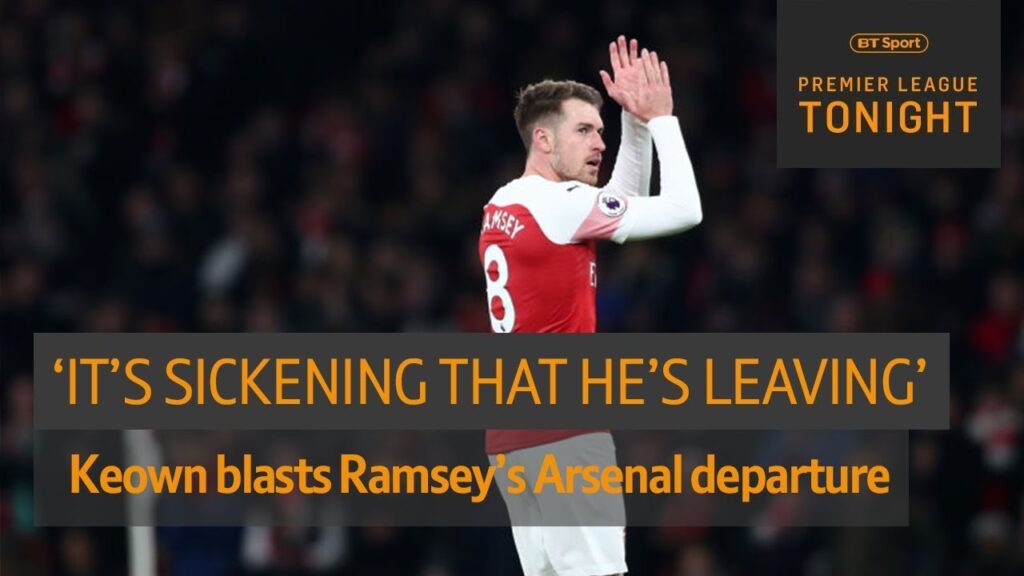 Keown 'sickened' by Aaron Ramsey's departure from Arsenal to Juventus