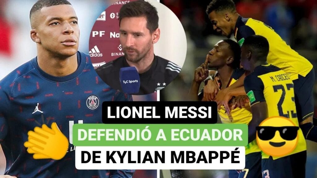 🔥 Lionel Messi defendió a Ecuador 😱 de Kylian Mbappé 👏😎 🔥 Lionel Messi defendió a Ecuador 😱 de Kylian Mbappé 👏😎