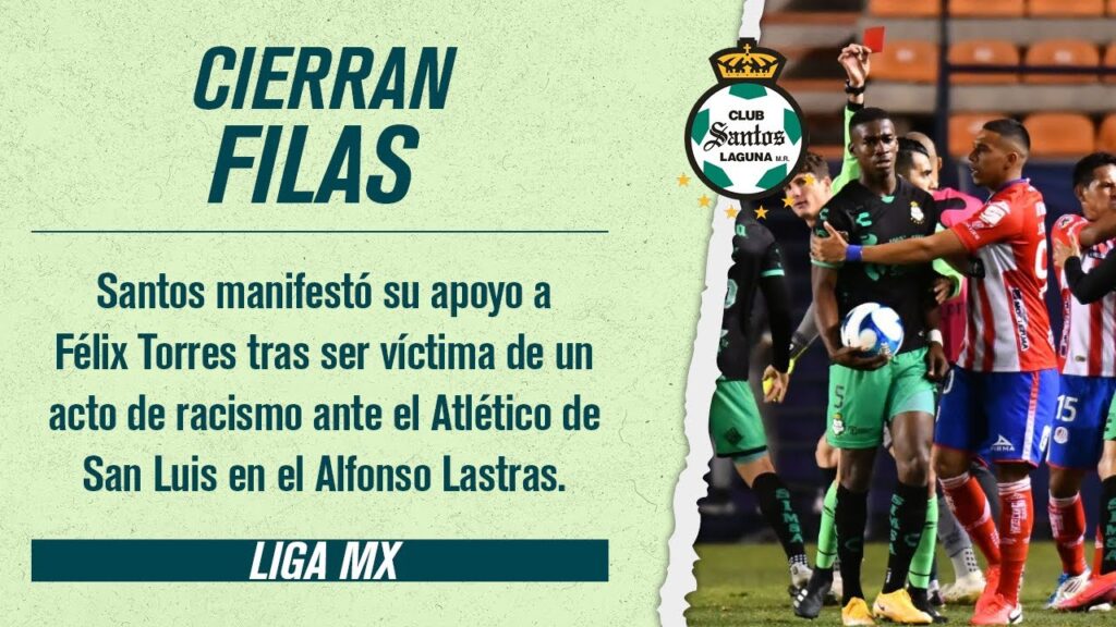 Santos manifestó su apoyo a Félix Torres tras ser víctima de un acto de racismo | ONCE Diario