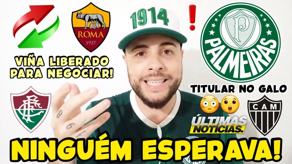 POR ESSA NINGUÉM ESPERAVA! DIRETORIA TOMA DECISÃO IMPORTANTE NO PALMEIRAS! INFO SOBRE MATÍAS VIÑA E+