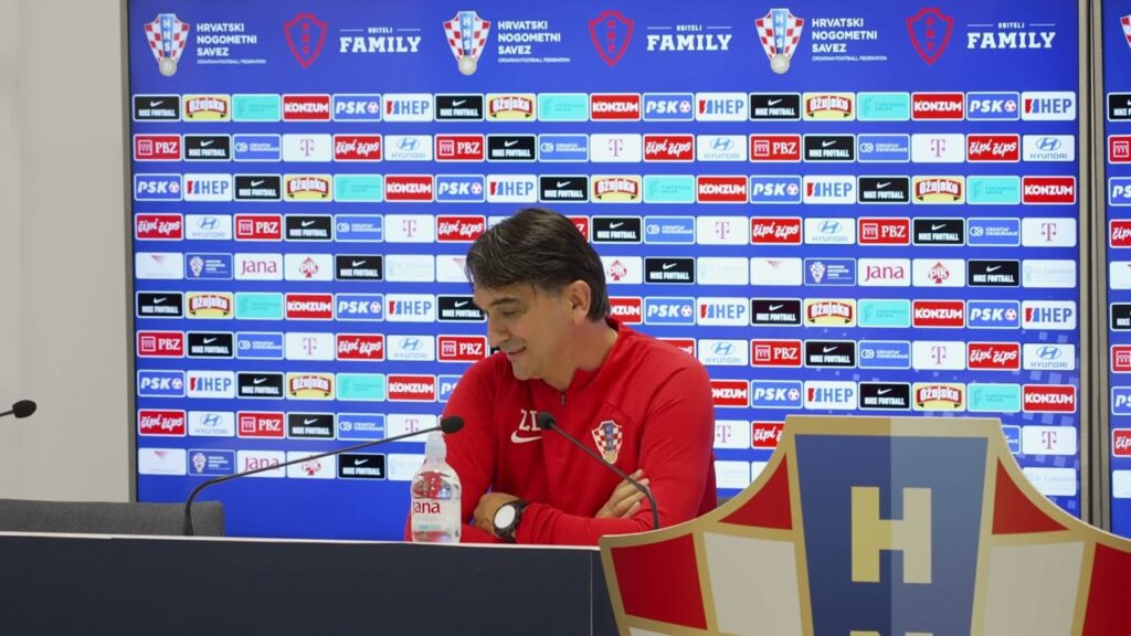 Konferencija za medije s izbornikom Zlatkom Dalićem