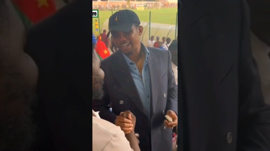 Samuel Eto'o aime bien le duo Cabrel Nanjip / Laure Moa Minga 😊