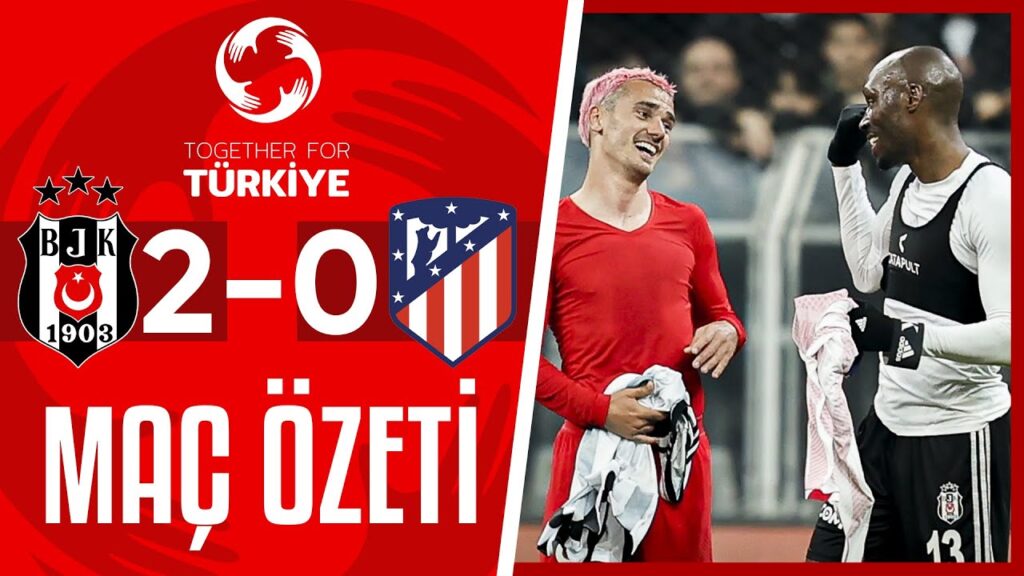 Beşiktaş - Atletico Madrid Maç Özeti | Together For Türkiye  | 12.04.2023