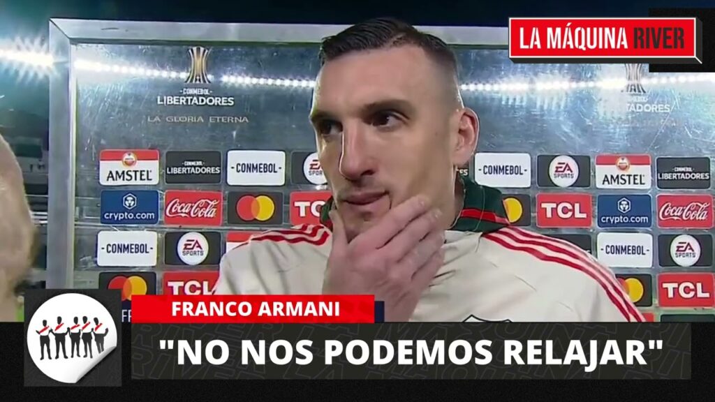 ARMANI: "NO NOS PODEMOS RELAJAR"
