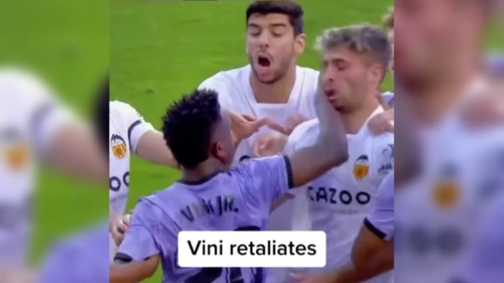 Vinicius Junior shown red card after slapping Valencia’s Hugo Duro Vinicius Junior shown red card after slapping Valencia’s Hugo Duro