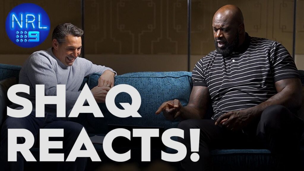 Billy Slater shows Shaquille O'Neil the best of the NRL | NRL on Nine