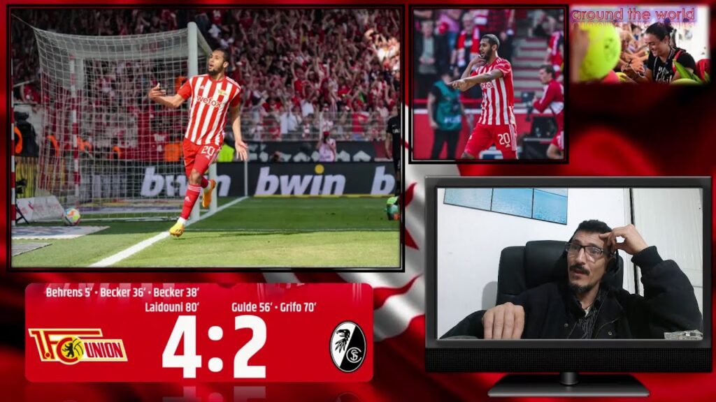 #Issa_Laidouni شاهد أول هدف لـ عيسى العيدوني مع يونيون برلين هدف ضمان الشامبينزليغ 🇹🇳😎#عيسى_العيدوني