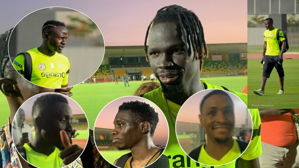 Entraînement Contre Bresil : des lions -Les réactions des Joueurs ABDOU Diallo , Sanio Mané , Pathé