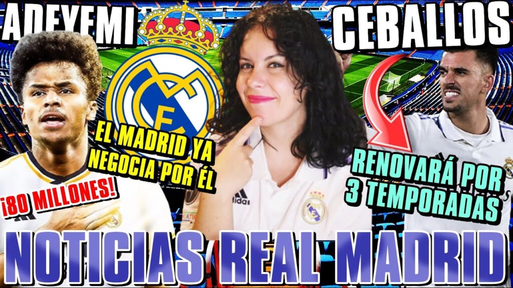 🚨ADEYEMI NUEVO OBJETIVO ¡de 80 MILLONES! YA HAY NEGOCIACIONES - CEBALLOS RENOVARÁ por 3 TEMPORADAS