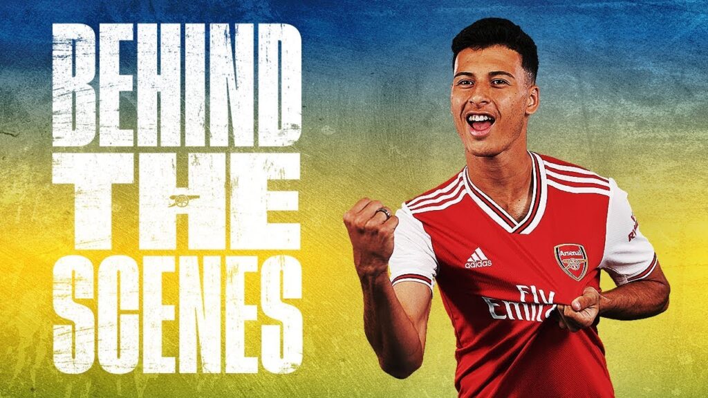 🇧🇷 Gabriel Martinelli's first day at Arsenal | Behind the scenes