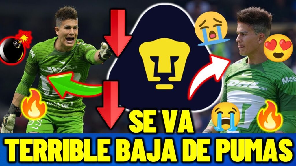 ✅😱¡TERRIBLE NOTICIA! Sebastián Sosa Se Va De Pumas